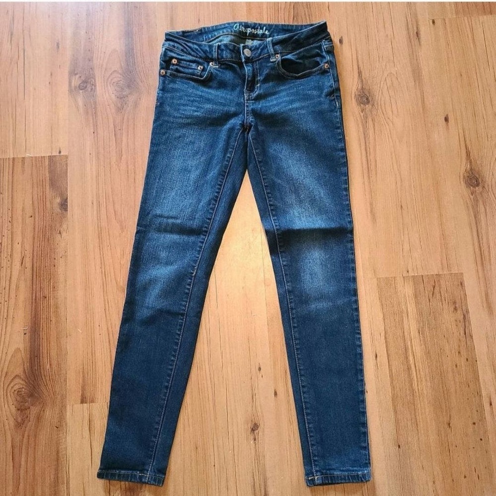 Aeropostale Lola  Jeggings Size 4 dark wash skinny jeggings